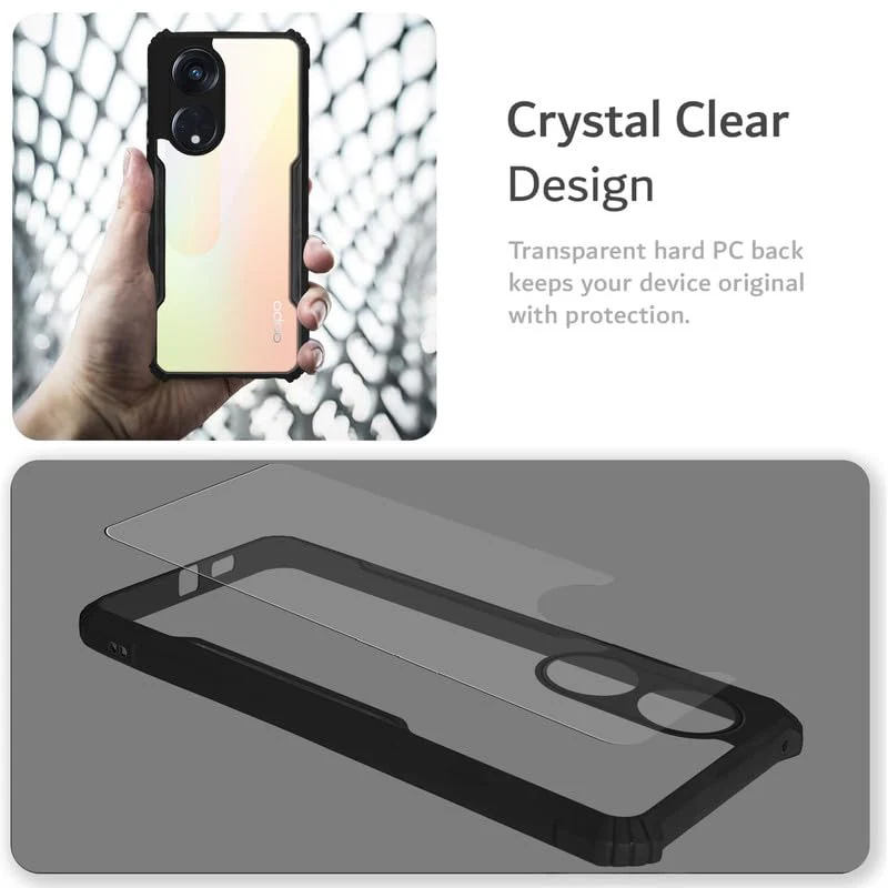 Premium Acrylic Transparent Back Cover for Oppo Reno 8T 5G - Image 6