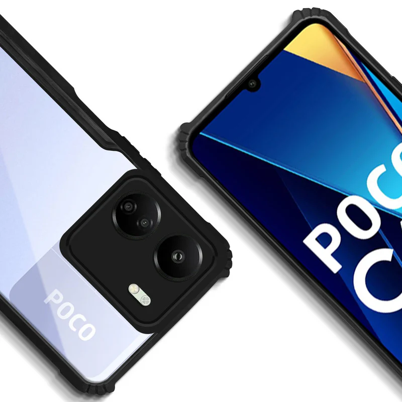 Premium Acrylic Transparent Back Cover for Poco C65 5G - Image 8