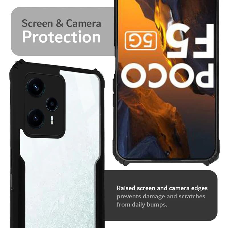 Premium Acrylic Transparent Back Cover for Poco F5 5G - Image 6