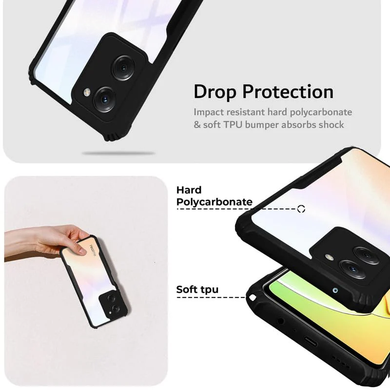 Premium Acrylic Transparent Back Cover for Realme 10 4G - Image 5