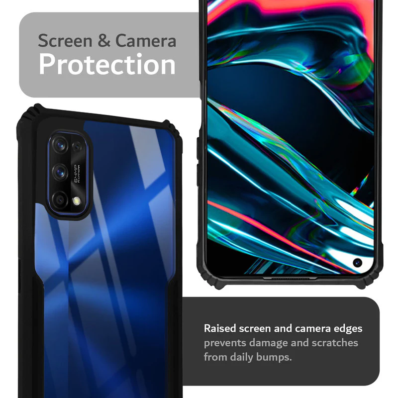 Premium Acrylic Transparent Back Cover for Realme 7 Pro - Image 6