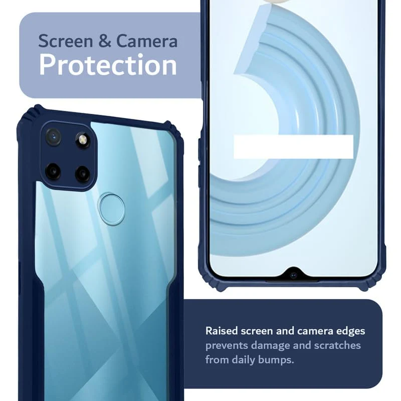 Premium Acrylic Transparent Back Cover for Realme C25Y | Realme C21Y - Image 6