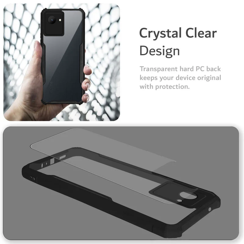 Premium Acrylic Transparent Back Cover for Realme C30 - Image 5