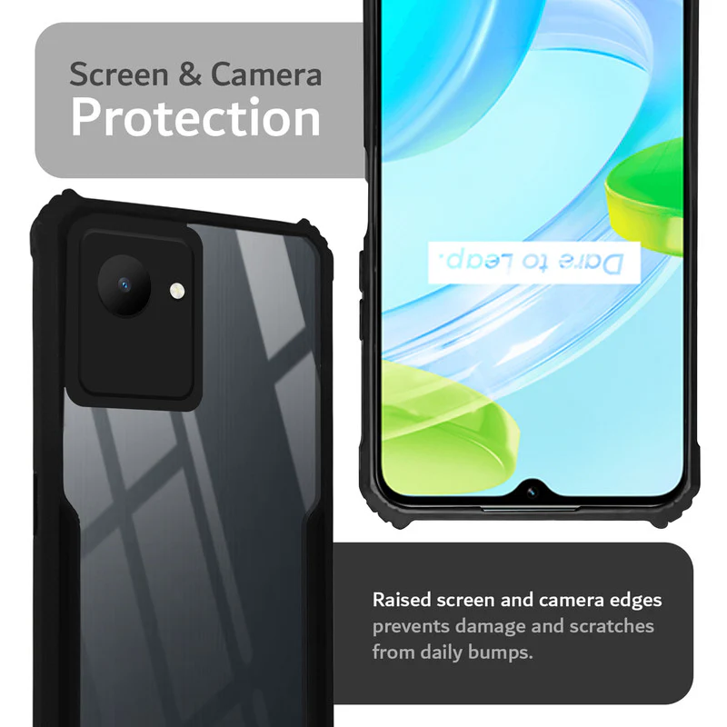 Premium Acrylic Transparent Back Cover for Realme C30 - Image 6