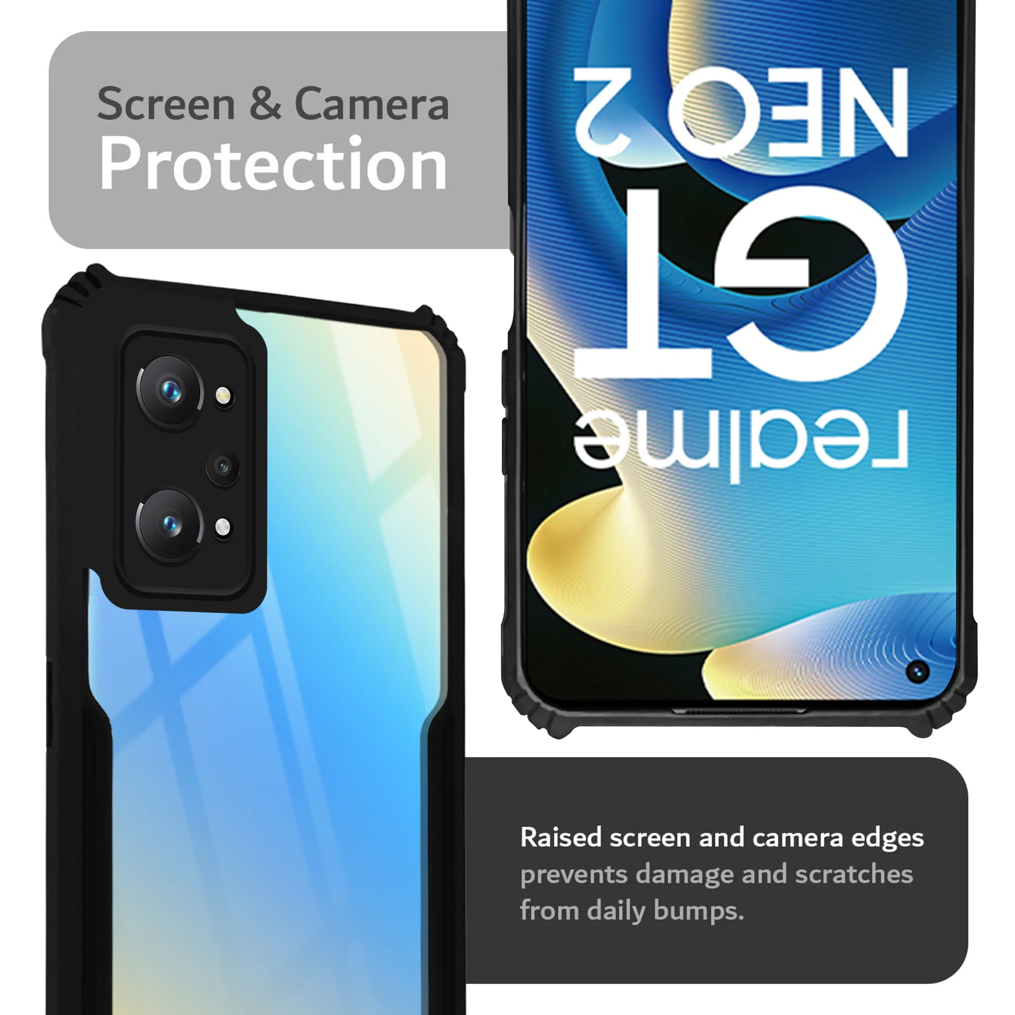 Premium Acrylic Transparent Back Cover for Realme GT Neo 2 - Image 5