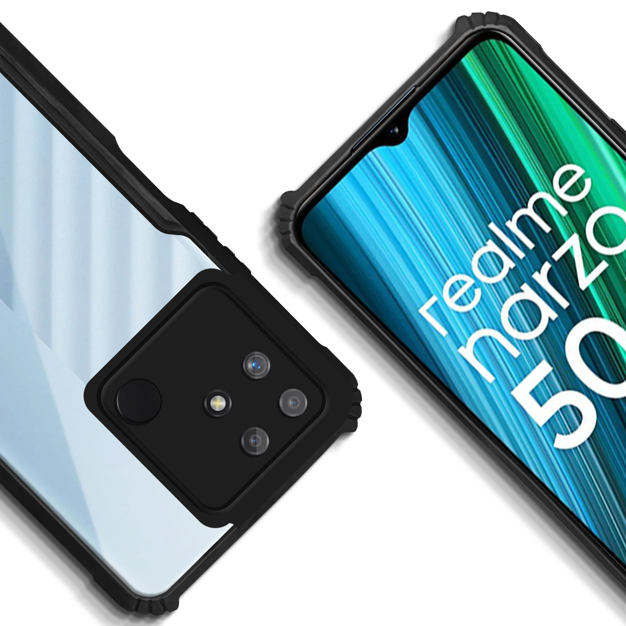 Premium Acrylic Transparent Back Cover for Realme Narzo 30A - Image 7