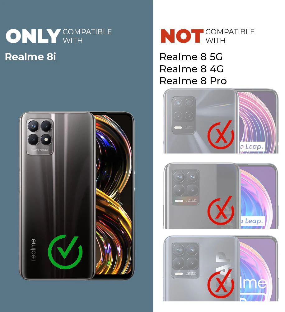 Premium Acrylic Transparent Back Cover for Realme Narzo 50 - Image 2