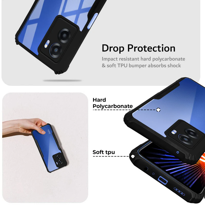 Premium Acrylic Transparent Back Cover for Realme Narzo 50 5G - Image 4