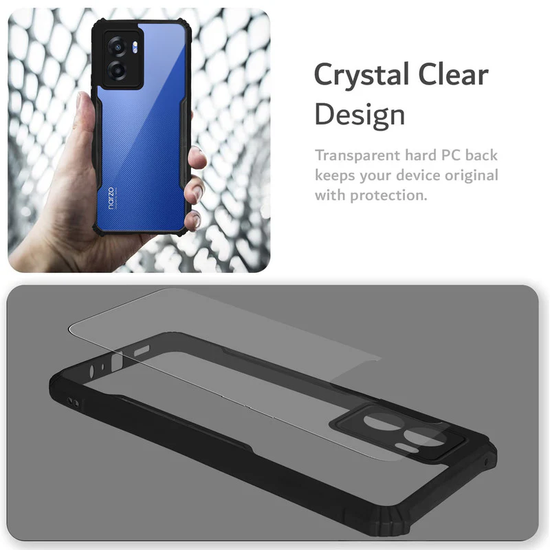 Premium Acrylic Transparent Back Cover for Realme Narzo 50 5G - Image 5