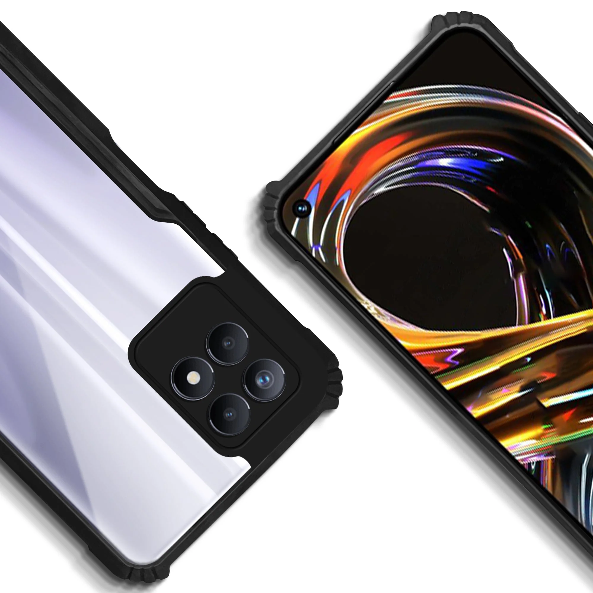 Premium Acrylic Transparent Back Cover for Realme Narzo 50 - Image 8