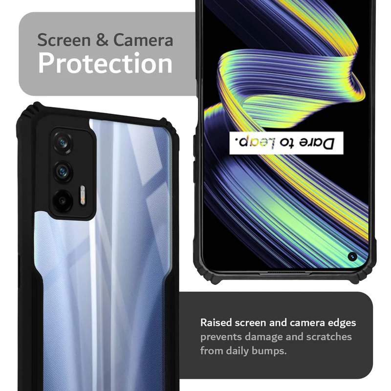 Premium Acrylic Transparent Back Cover for Realme X7 Max 5G - Image 5