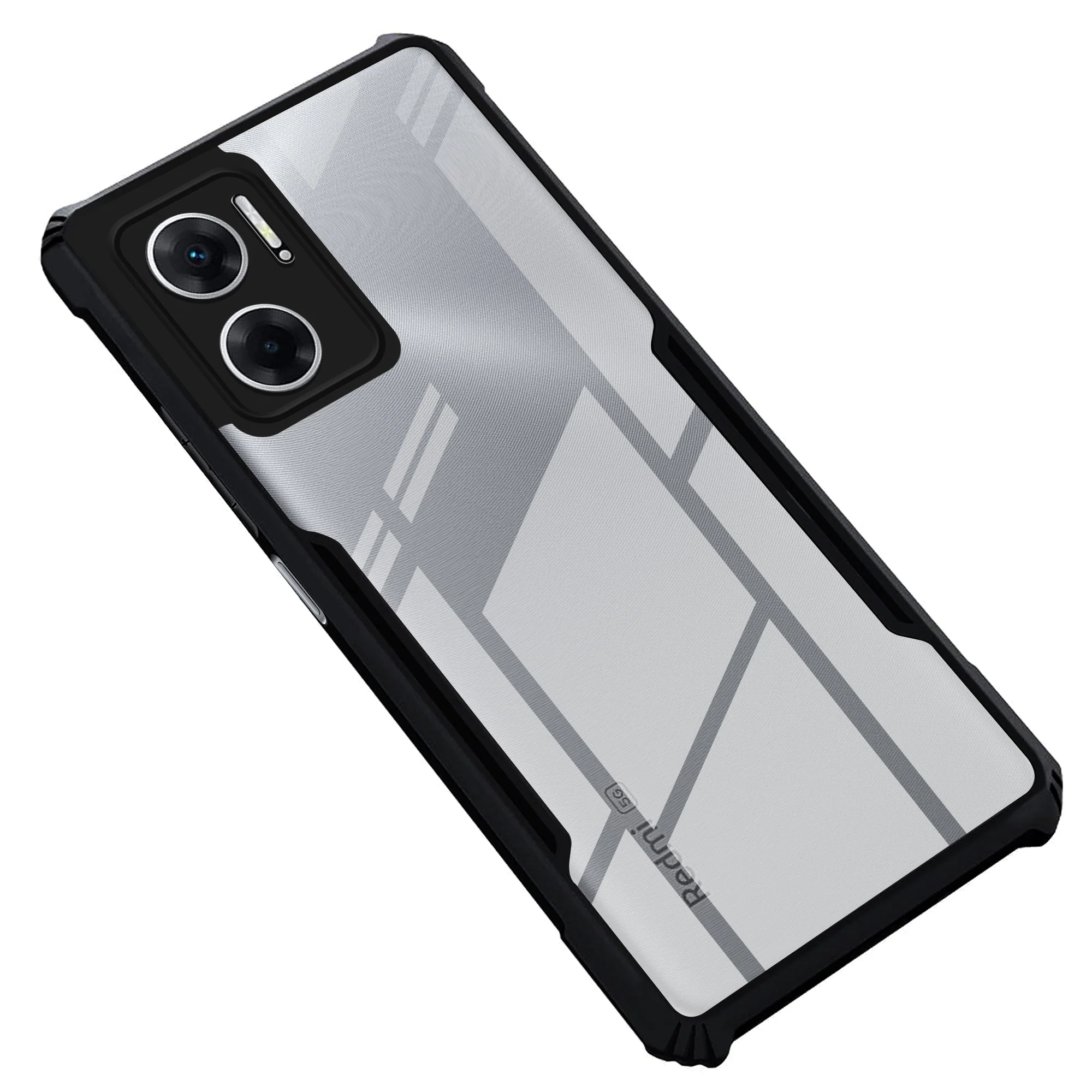 Premium Acrylic Transparent Back Cover for Redmi 11 Prime 5G