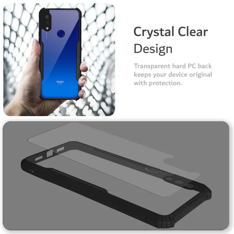 Premium Acrylic Transparent Back Cover for Redmi 7 - Image 4