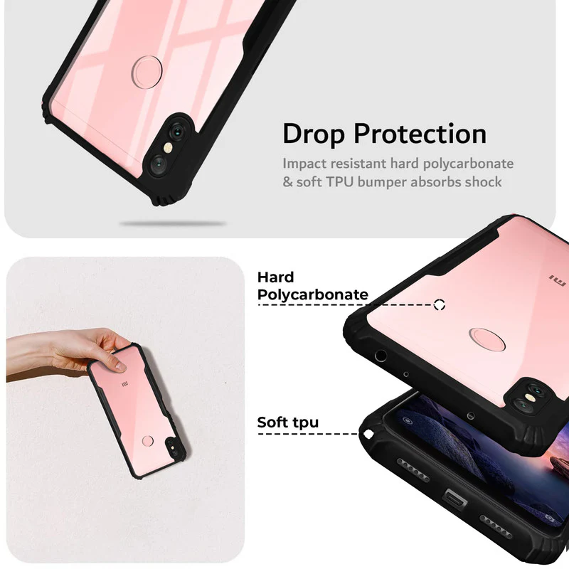 Premium Acrylic Transparent Back Cover for Redmi Note 6 Pro - Image 3