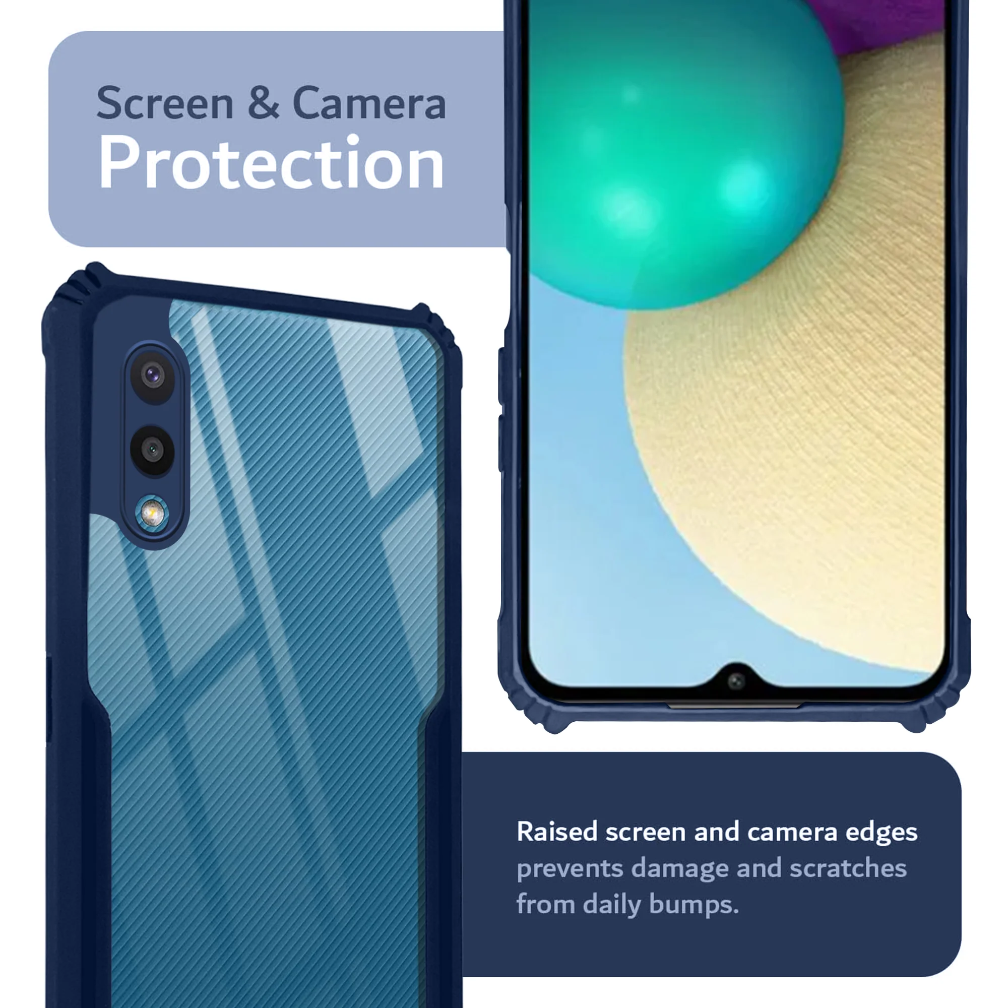 Premium Acrylic Transparent Back Cover for Samsung A02 - Image 12