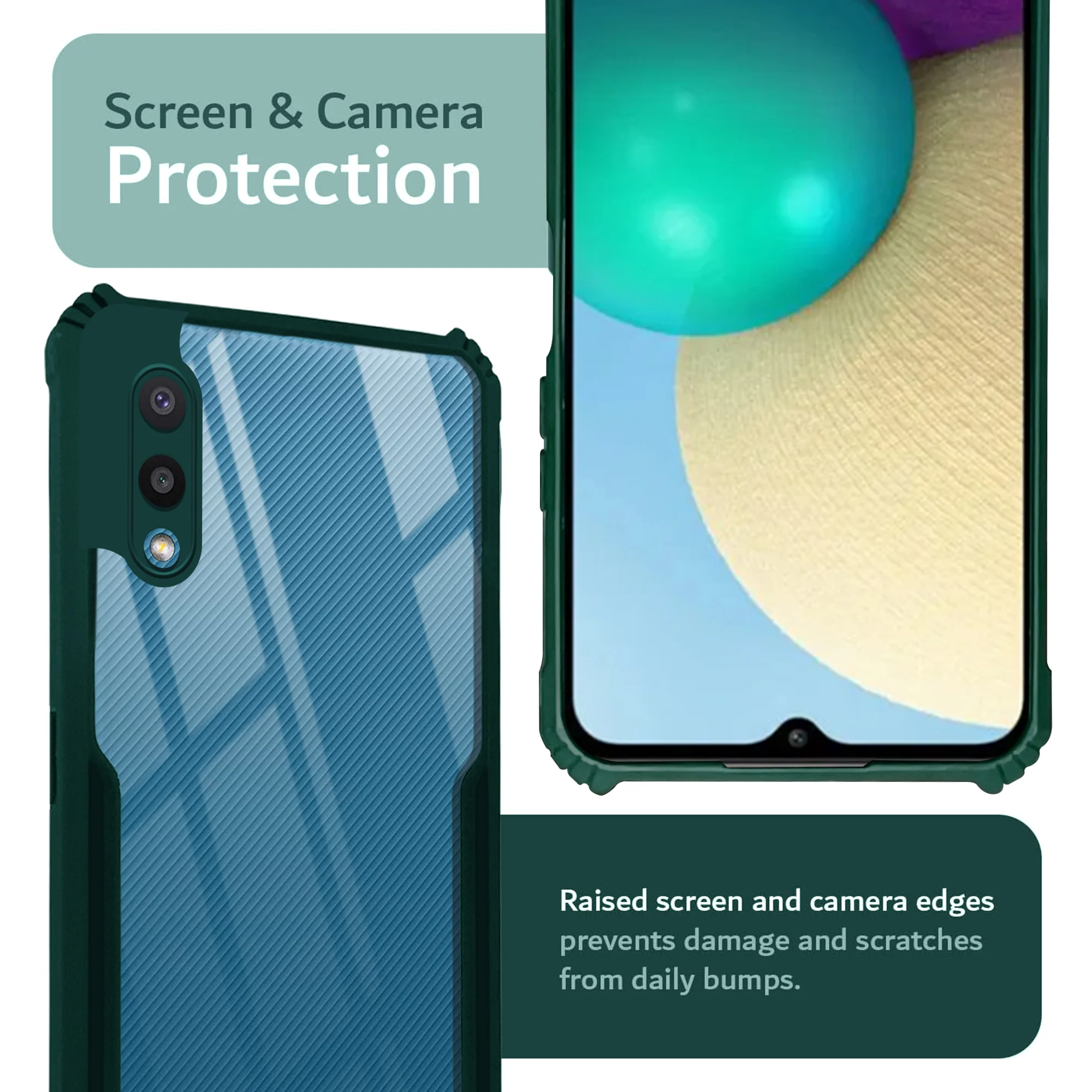 Premium Acrylic Transparent Back Cover for Samsung A02 - Image 19