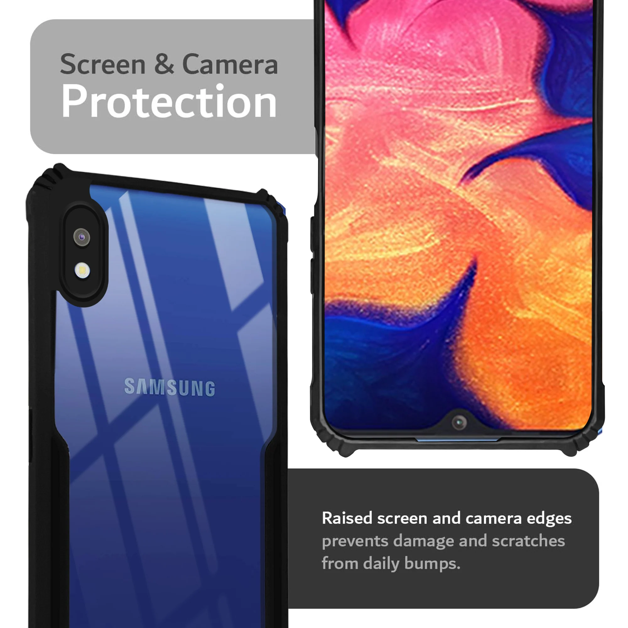 Premium Acrylic Transparent Back Cover for Samsung  A10 - Image 6