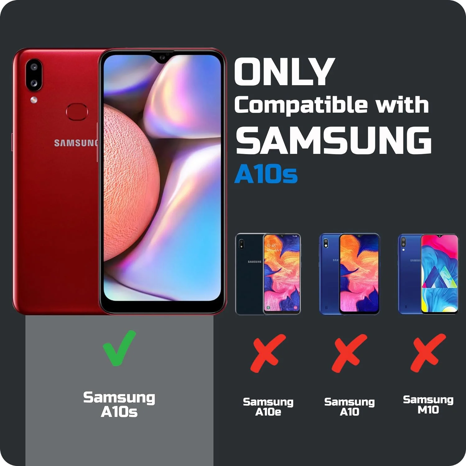 Premium Acrylic Transparent Back Cover for Samsung A10s - Image 2
