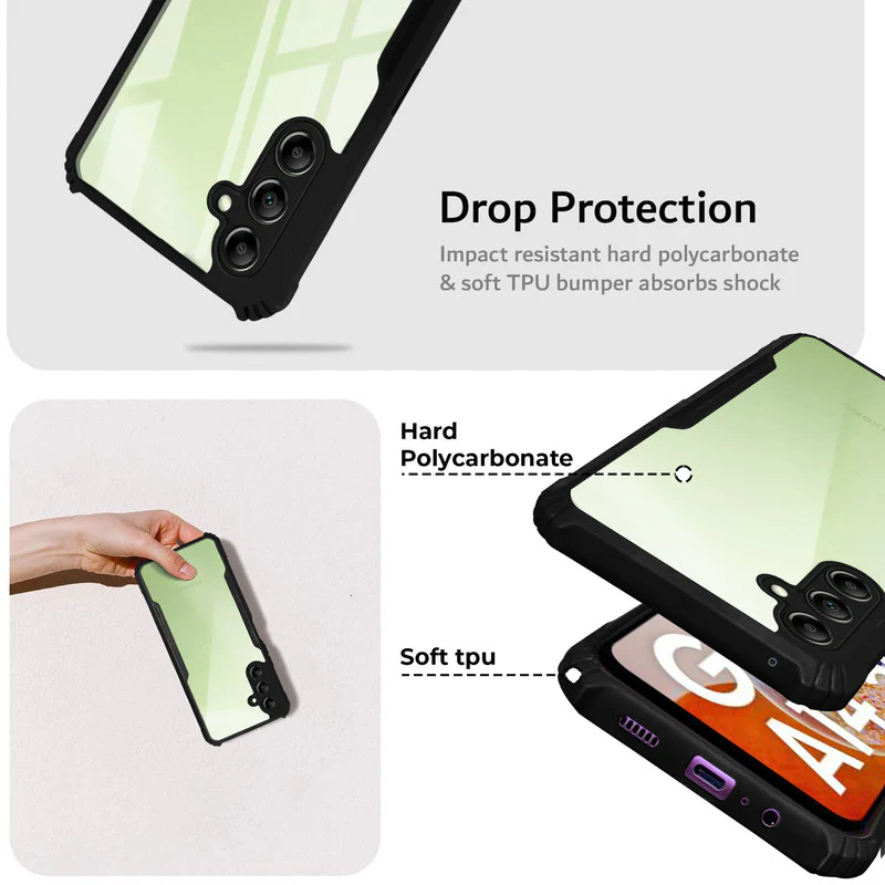 Premium Acrylic Transparent Back Cover for Samsung A14 5G - Image 3