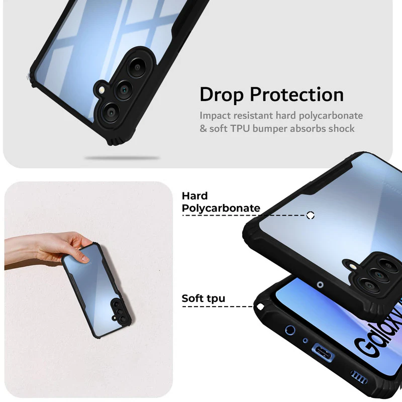 Premium Acrylic Transparent Back Cover for Samsung A15 5G - Image 4