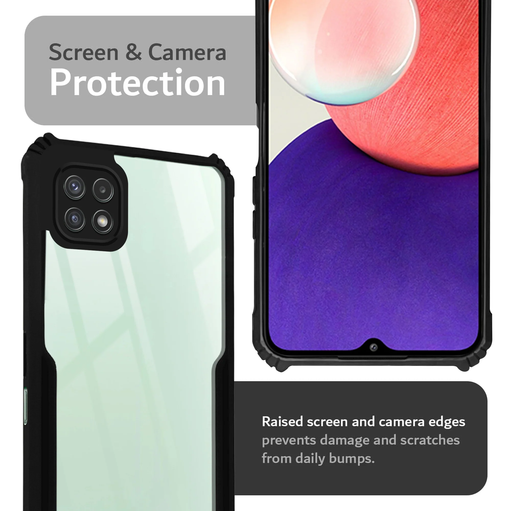Premium Acrylic Transparent Back Cover for Samsung A22 5G - Image 6