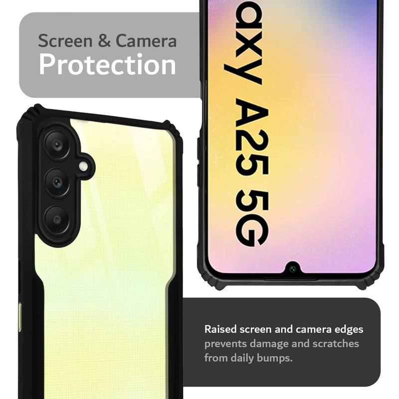 Premium Acrylic Transparent Back Cover for Samsung A25 5G - Image 6