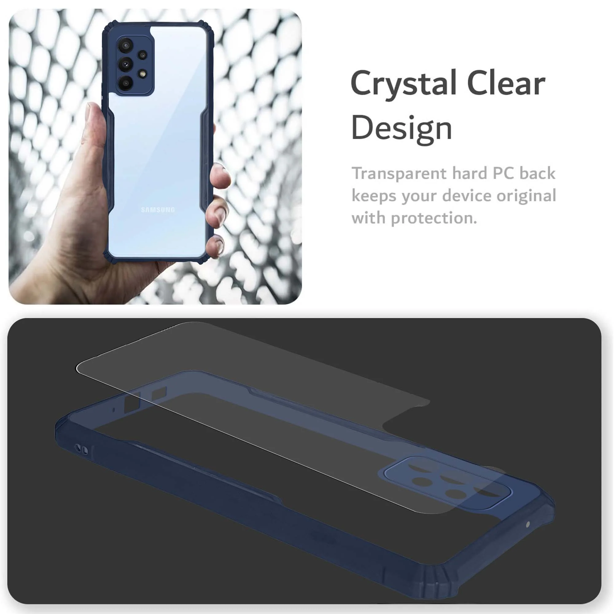 Premium Acrylic Transparent Back Cover for Samsung A33 5G - Image 12