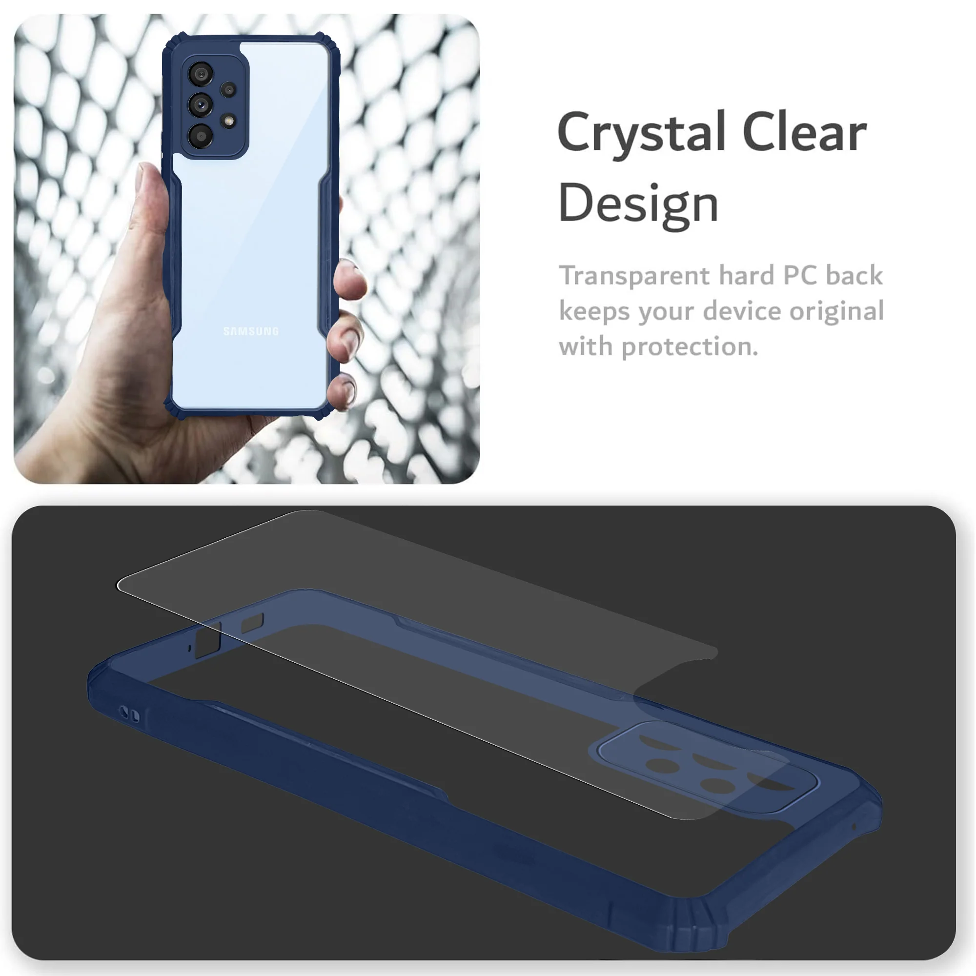 Premium Acrylic Transparent Back Cover for Samsung A53 5G - Image 10