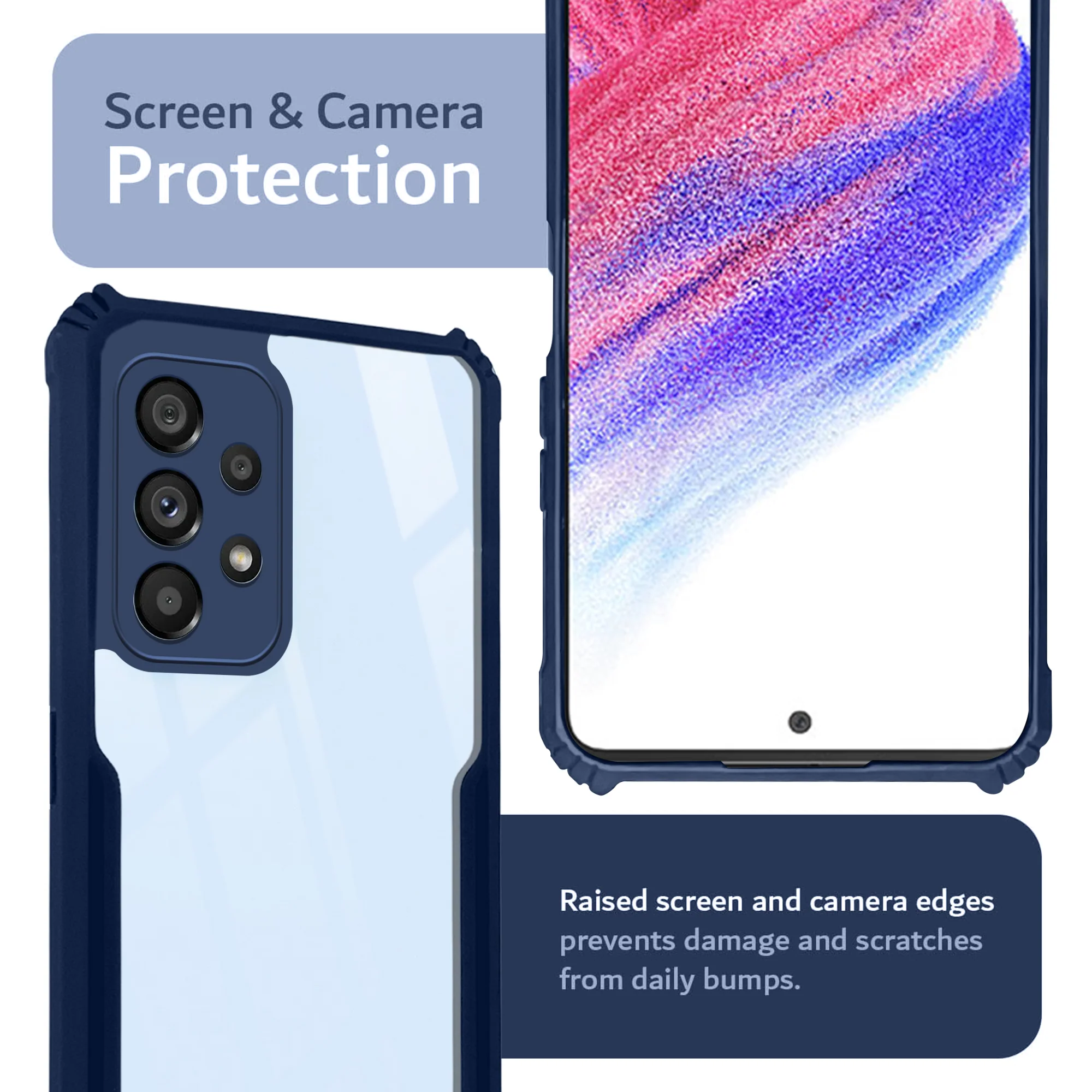 Premium Acrylic Transparent Back Cover for Samsung A53 5G - Image 11