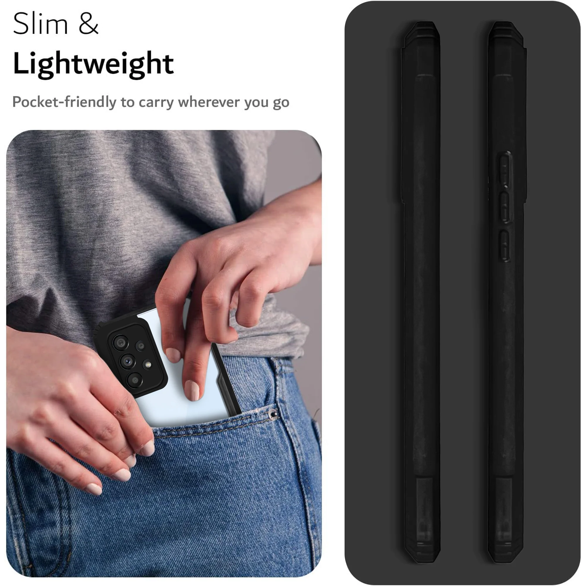 Premium Acrylic Transparent Back Cover for Samsung A53 5G - Image 6