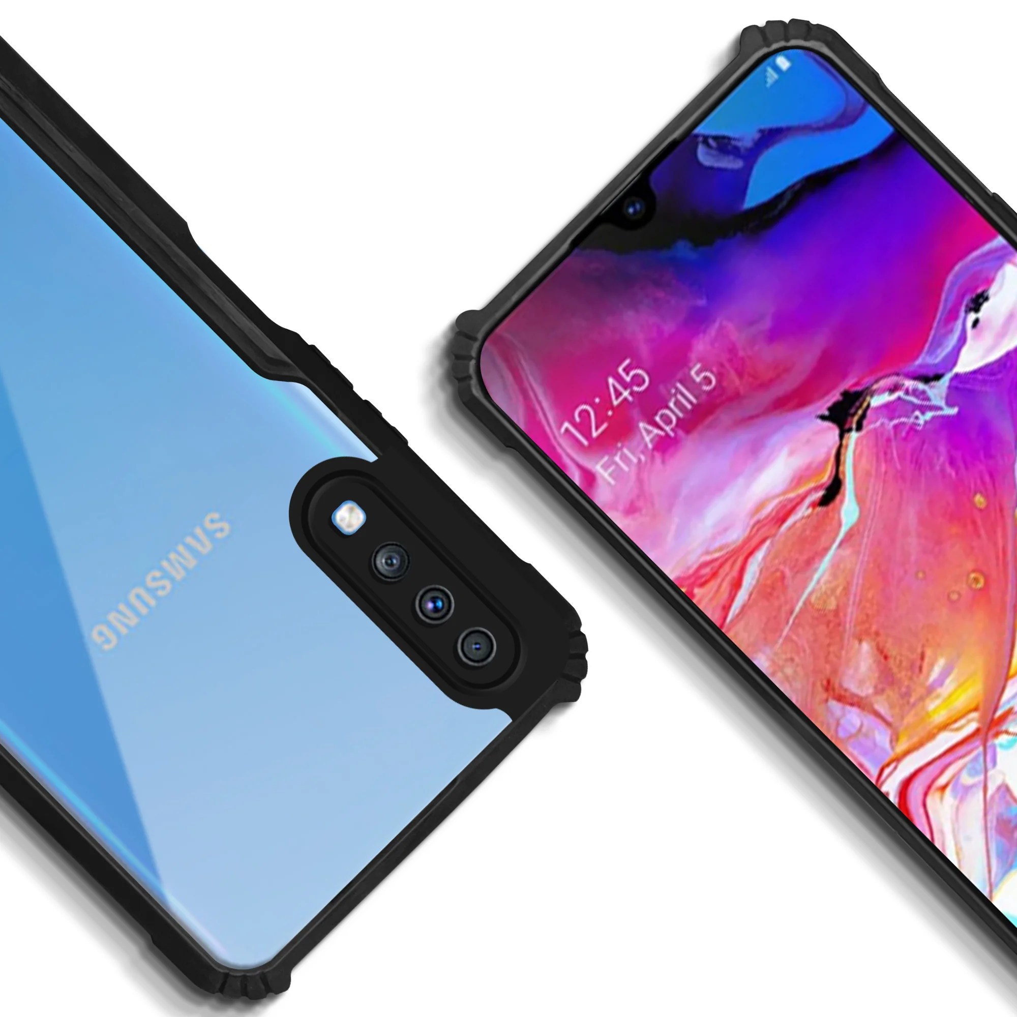 Premium Acrylic Transparent Back Cover for Samsung  A70 - Image 8