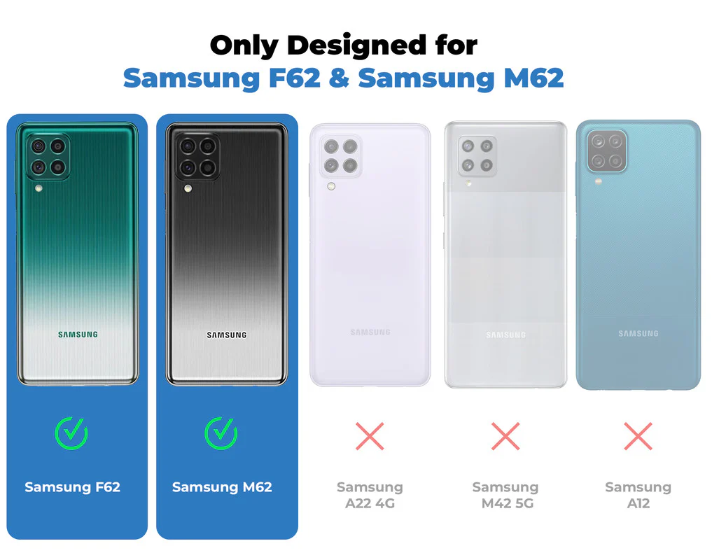 Premium Acrylic Transparent Back Cover for Samsung F62 - Image 2