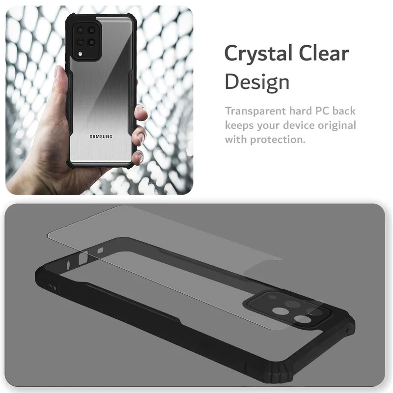 Premium Acrylic Transparent Back Cover for Samsung F62 - Image 5