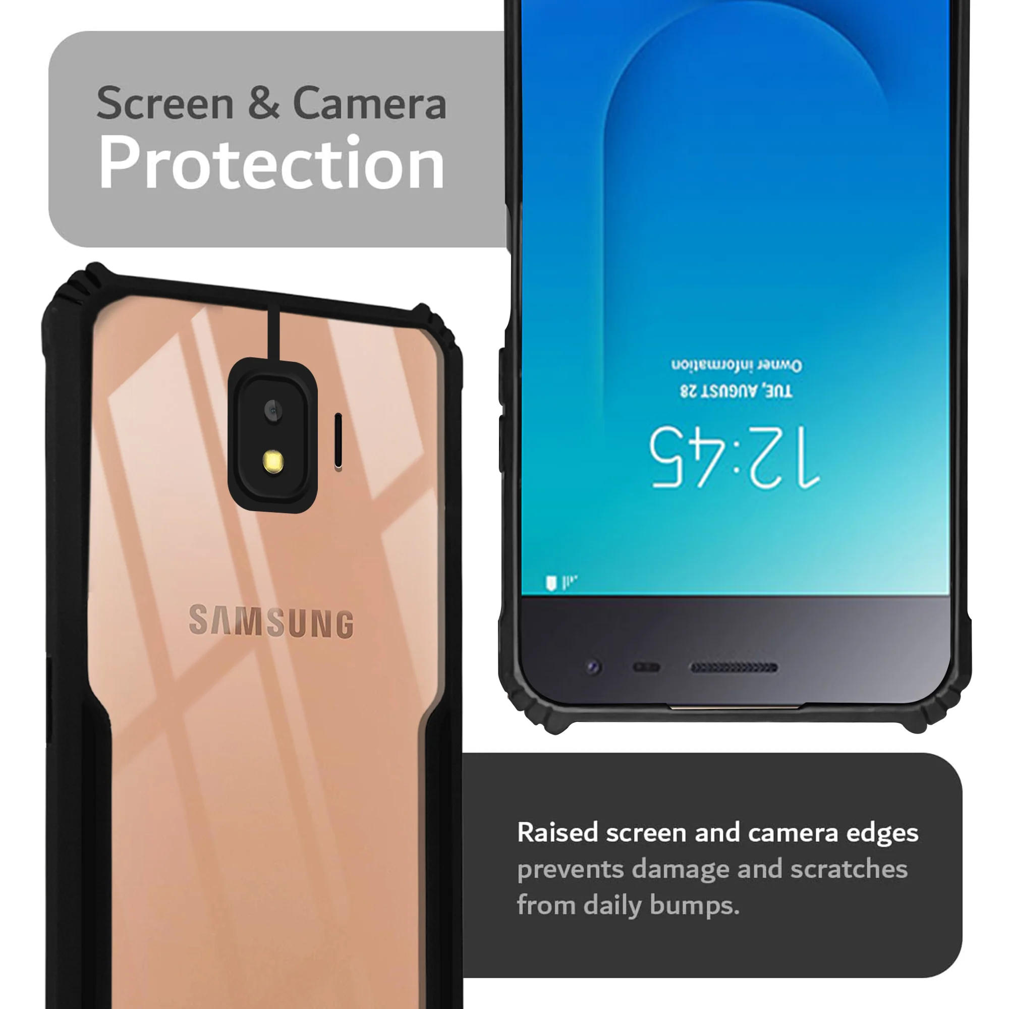 Premium Acrylic Transparent Back Cover for Samsung  J2 Core - Image 6