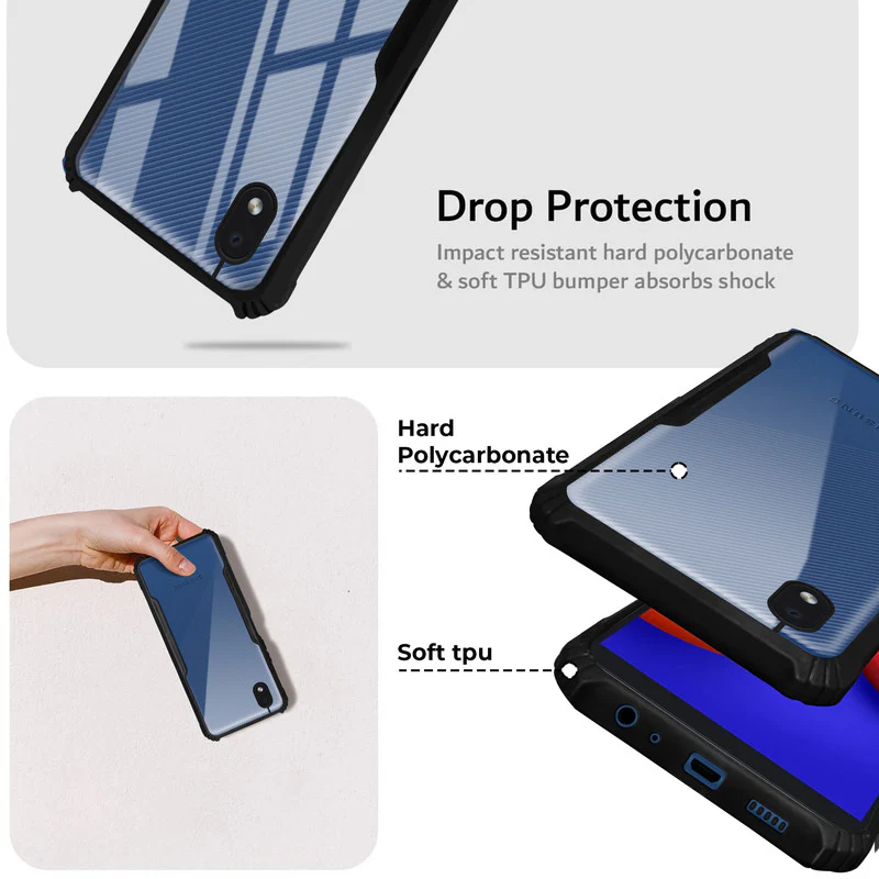 Premium Acrylic Transparent Back Cover for Samsung M01 Core - Image 3