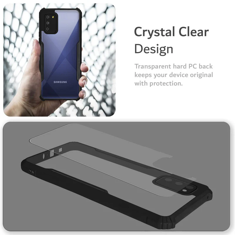 Premium Acrylic Transparent Back Cover for Samsung M02s - Image 5
