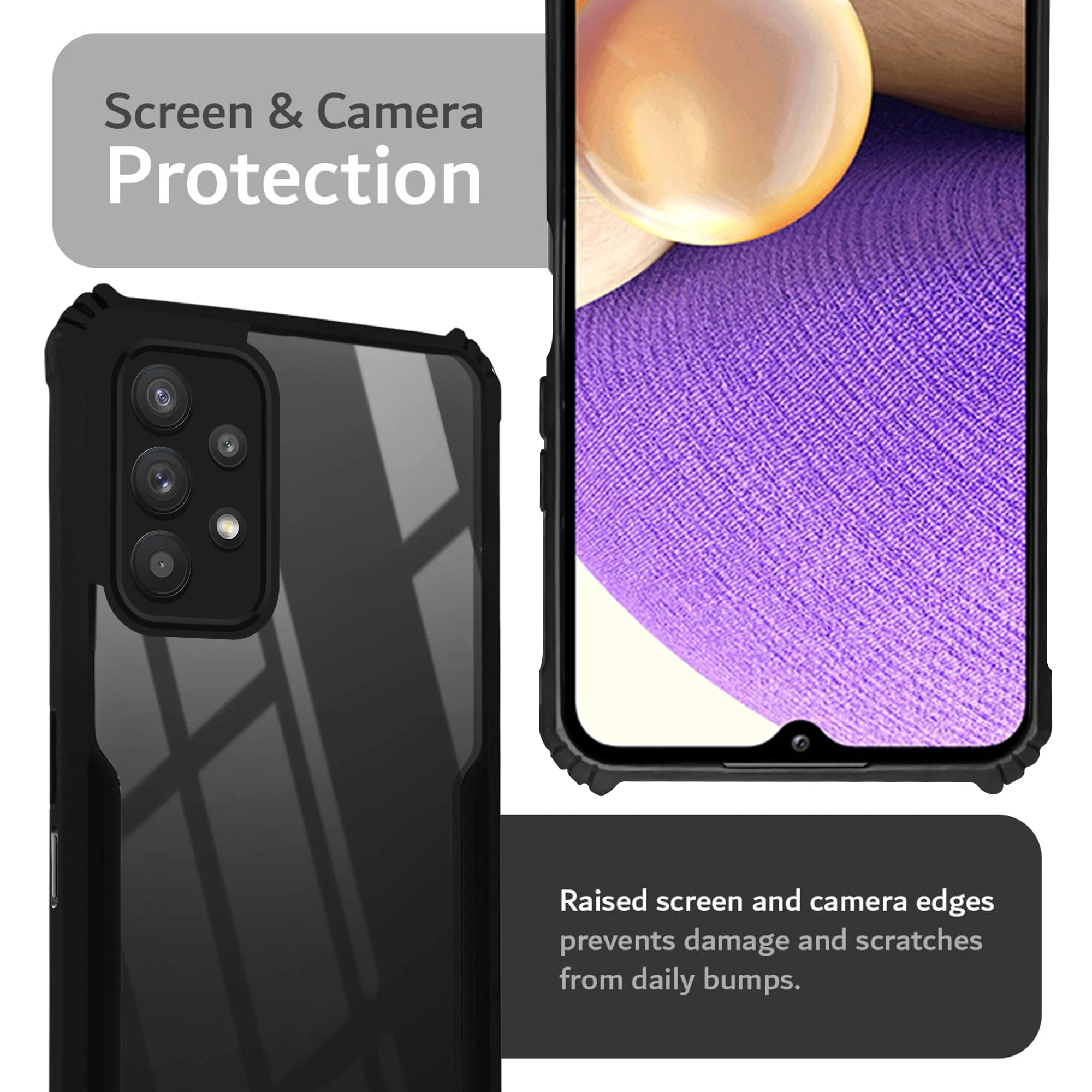 Premium Acrylic Transparent Back Cover for Samsung M32 5G - Image 5