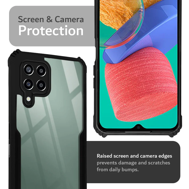Premium Acrylic Transparent Back Cover for Samsung M33 5G - Image 6