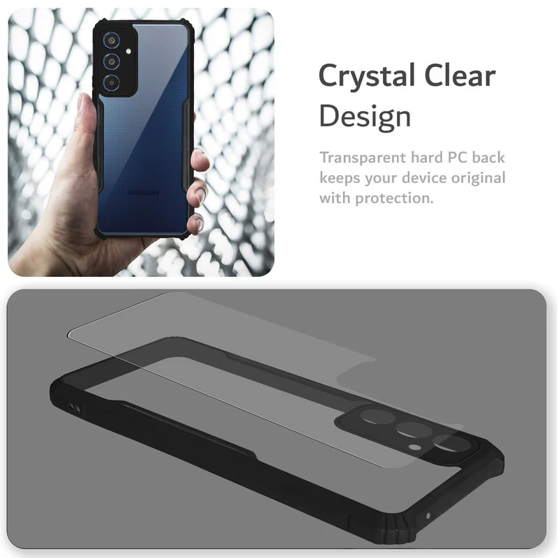 Premium Acrylic Transparent Back Cover for Samsung M35 5G - Image 4