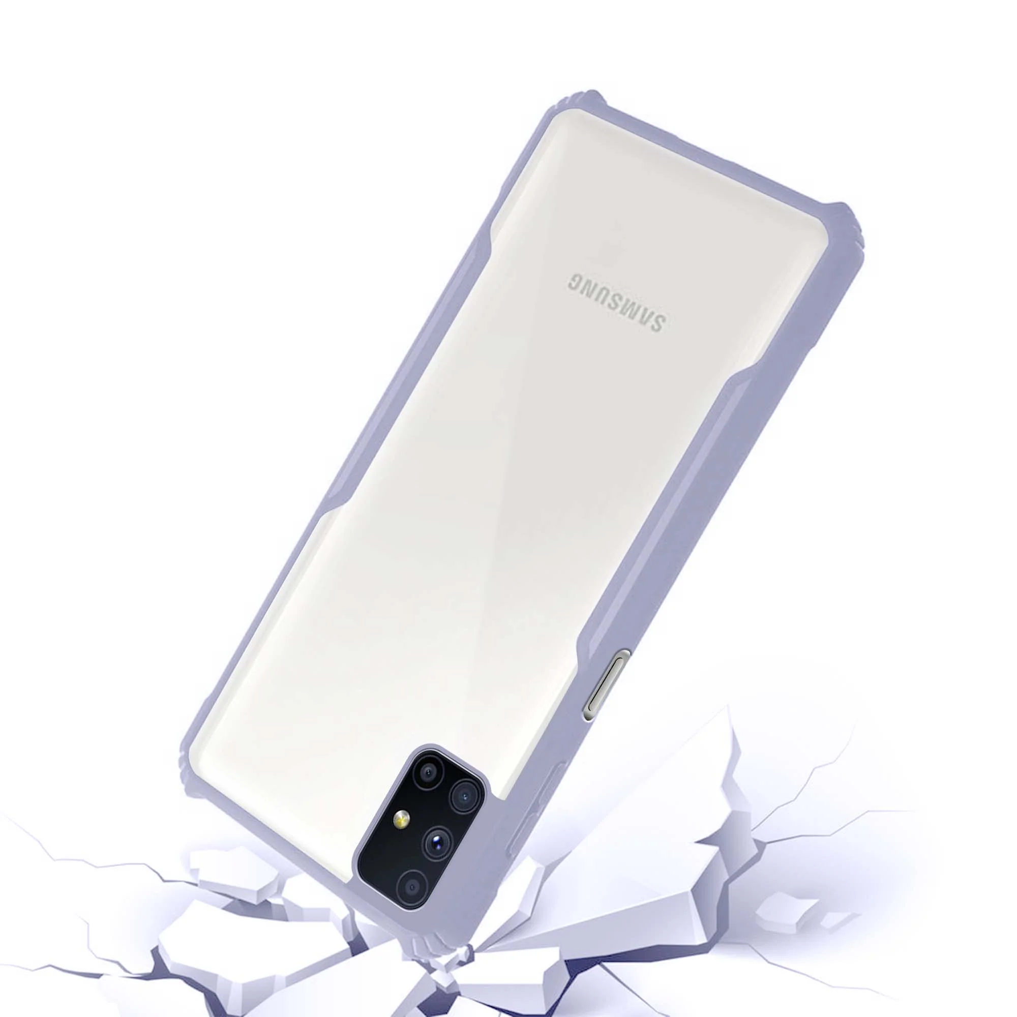 Premium Acrylic Transparent Back Cover for Samsung M51 - Image 17