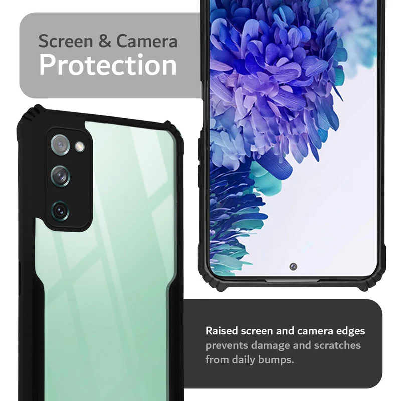 Premium Acrylic Transparent Back Cover for Samsung S20 FE 5G - Image 6