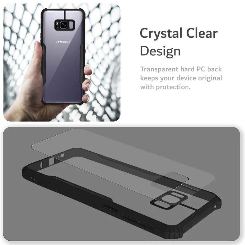 Premium Acrylic Transparent Back Cover for Samsung S8 Plus - Image 5
