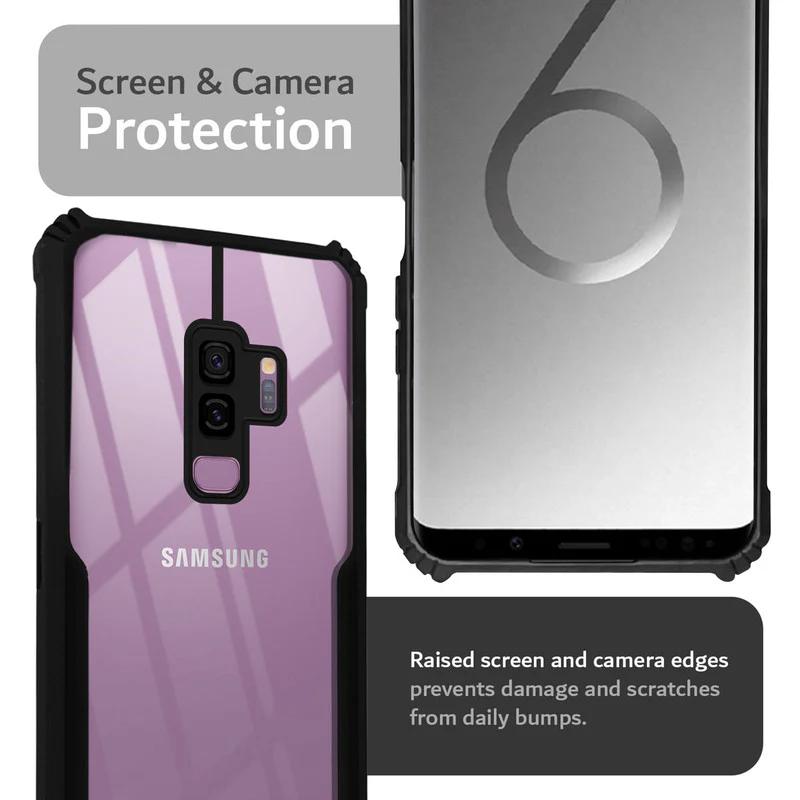 Premium Acrylic Transparent Back Cover for Samsung S9 plus - Image 6