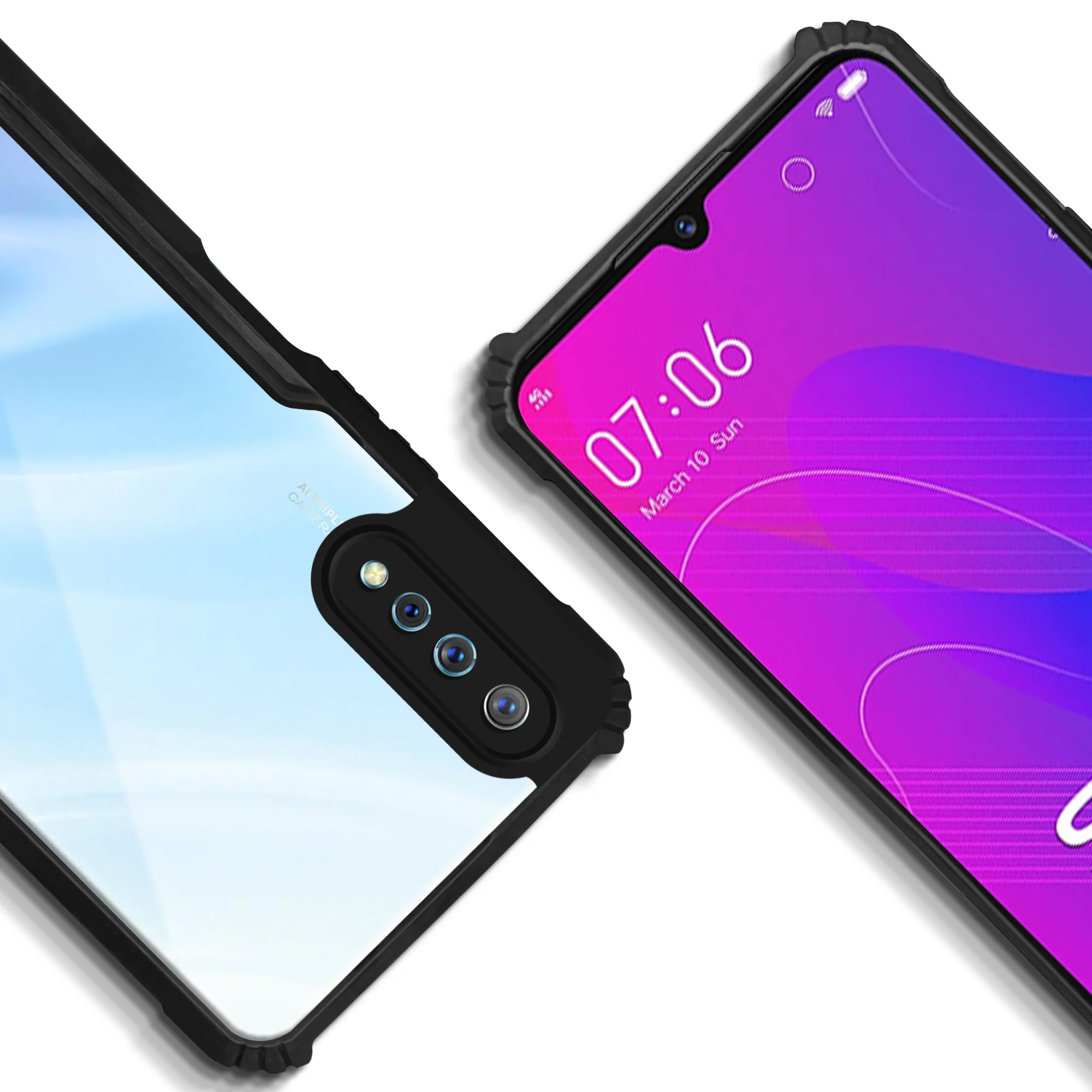 Premium Acrylic Transparent Back Cover for Vivo S1 - Image 8