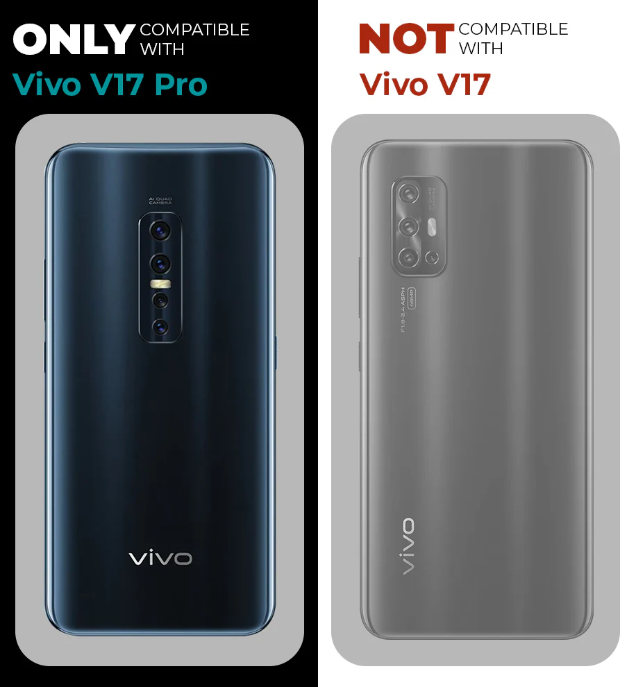 Premium Acrylic Transparent Back Cover for Vivo V17 Pro - Image 2
