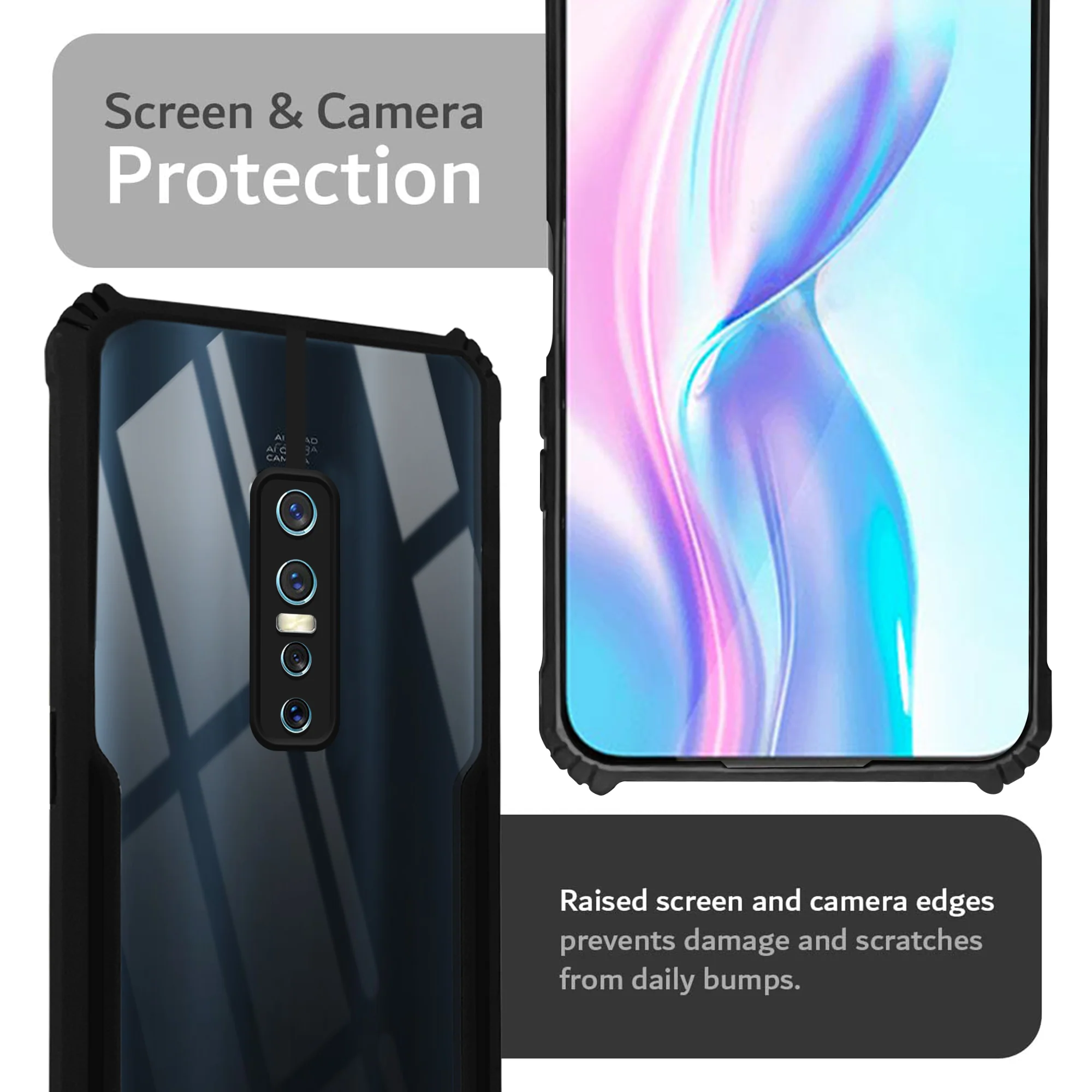 Premium Acrylic Transparent Back Cover for Vivo V17 Pro - Image 6