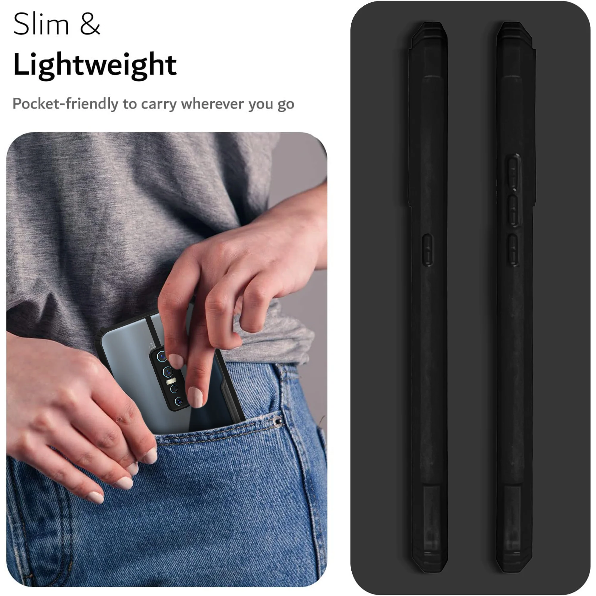 Premium Acrylic Transparent Back Cover for Vivo V17 Pro - Image 7