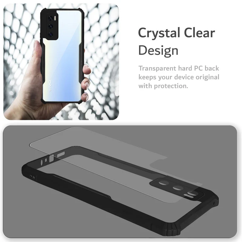 Premium Acrylic Transparent Back Cover for Vivo V20 SE - Image 5