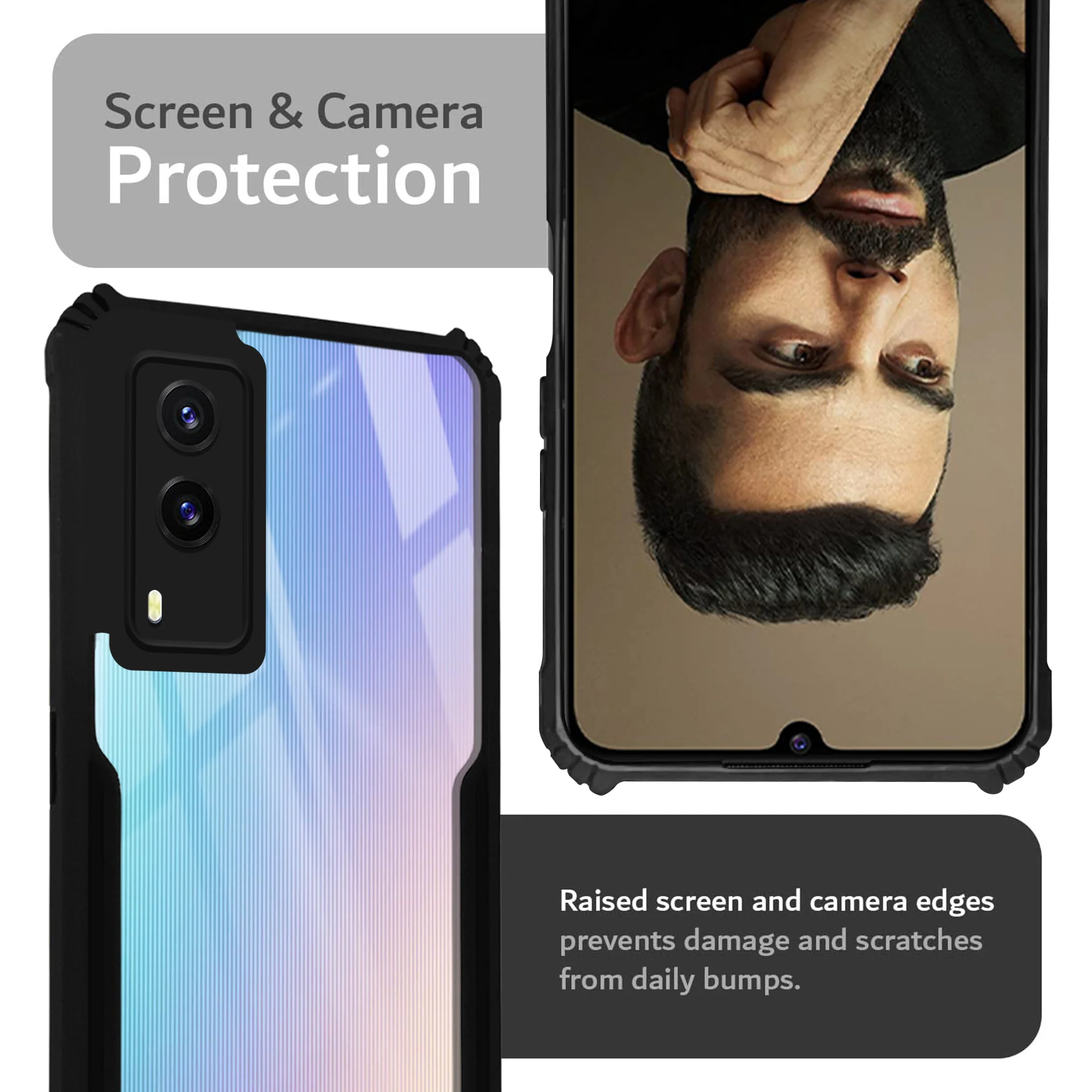 Premium Acrylic Transparent Back Cover for Vivo V21e 5G - Image 6