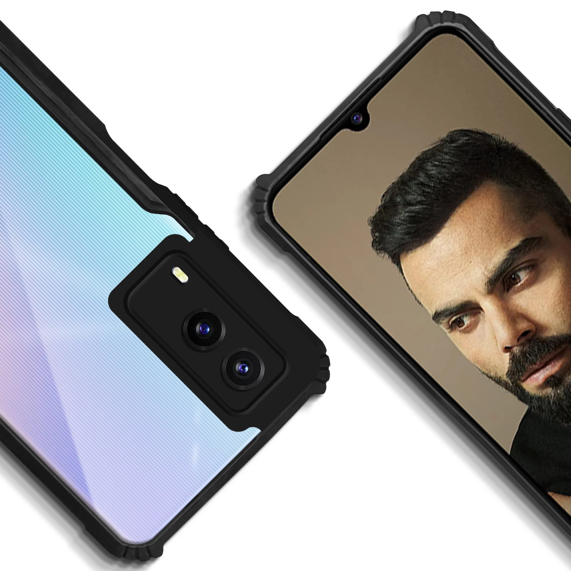 Premium Acrylic Transparent Back Cover for Vivo V21e 5G - Image 8